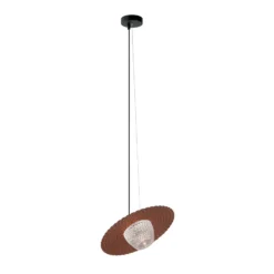 Pendellampe Carmen, einflammig, kaffee