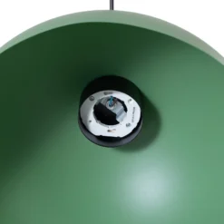 Pendellampe Lunaro, grün, Ø 40 cm, Metall