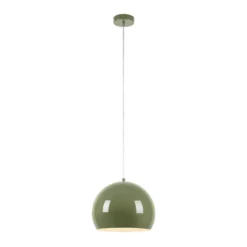 Pendellampe Pop, Ø 28 cm, grün, Metall