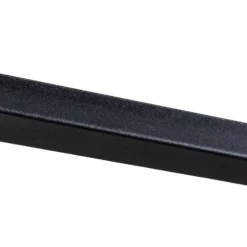 Pendellampe Seco, Länge 116 cm, schwarz, Metall/Holz, 5-flg.