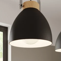 Pendelleuchte Bergen, zweiflammig, graphit