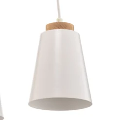 Pendelleuchte Bolero 3, dreiflammig, weiß