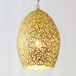Pendelleuchte Cavalliere, gold, Ø 22 cm