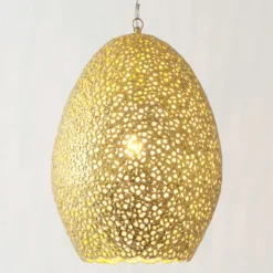 Pendelleuchte Cavalliere, gold, Ø 34 cm