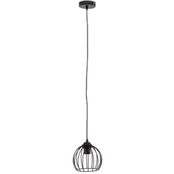 Pendelleuchte Cumera mit Käfigschirm, Ø 16cm