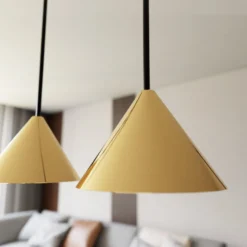 Pendelleuchte Elit, 6-flammig, goldfarben, Metall