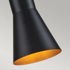 Pendelleuchte Etoile 1fl Ø 13,3 cm schwarz matt