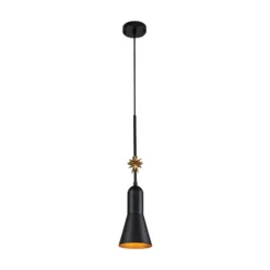 Pendelleuchte Etoile 1fl Ø 13,3 cm schwarz matt