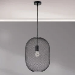 Pendelleuchte Georgina mit Käfigschirm