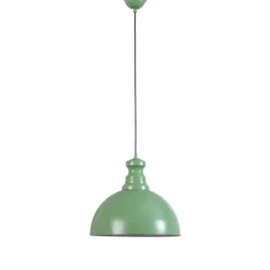 Pendelleuchte Kure, mintgrün, Metall, Ø 40 cm E27