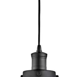 Pendelleuchte Pyramid, schwarz/klar, Glas, Ø 29 cm, E27