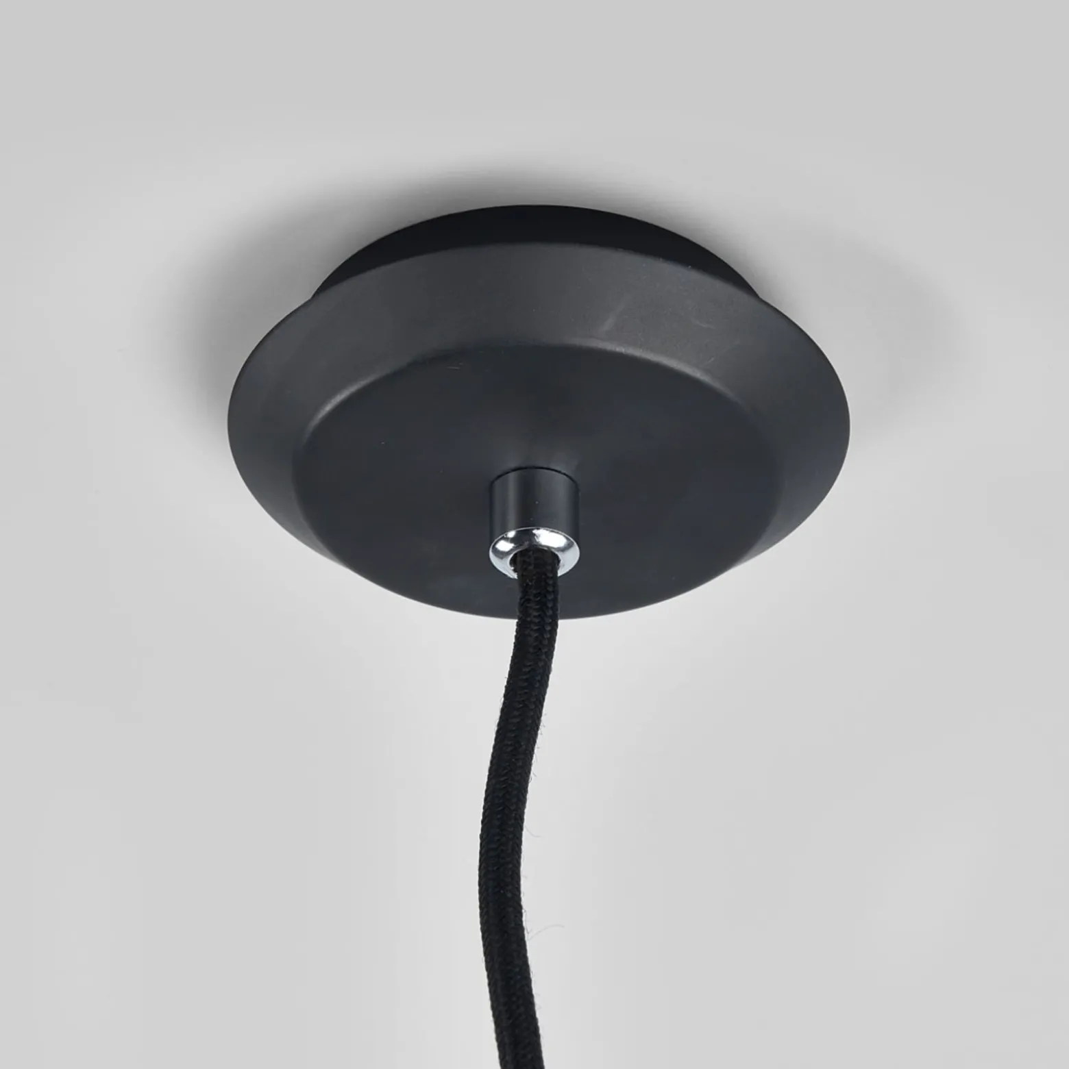 Pendelleuchte Retro, schwarz