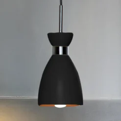 Pendelleuchte Retro, schwarz
