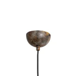 Pendelleuchte Saglam, 1-flammig, altmessing, Metall, Ø 40 cm