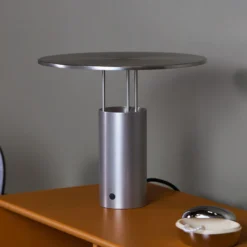 Piet Hein LED-Tischleuchte Tempel280, silber, Höhe 24,5 cm