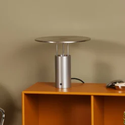Piet Hein LED-Tischleuchte Tempel280, silber, Höhe 24,5 cm