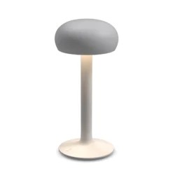 PLEASE WAIT to be SEATED Akku-Tischlampe Emendo, grau, IP44