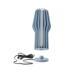 PLEASE WAIT to be SEATED Akku-Tischlampe RADIANT, blau, IP44