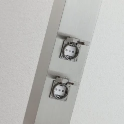 Pollerleuchte Caspa mit 2 Steckdosen