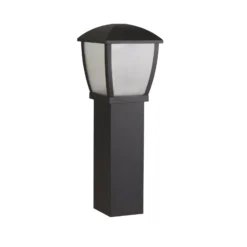 Pollerleuchte Seattle, IP44, schwarz, Höhe 73 cm, Metall