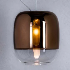 Prandina Gong S1 Pendellampe schwarz metallisiert
