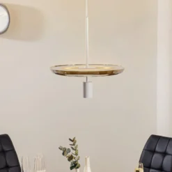 Prandina Landing S50 LED-Hängelampe verchromt
