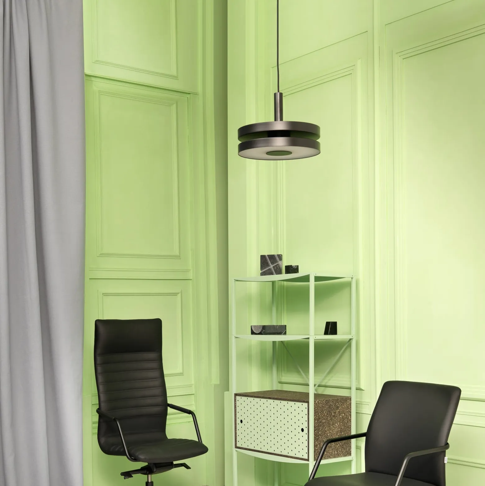 Prandina Machine S3 LED-Hängelampe up/down schwarz