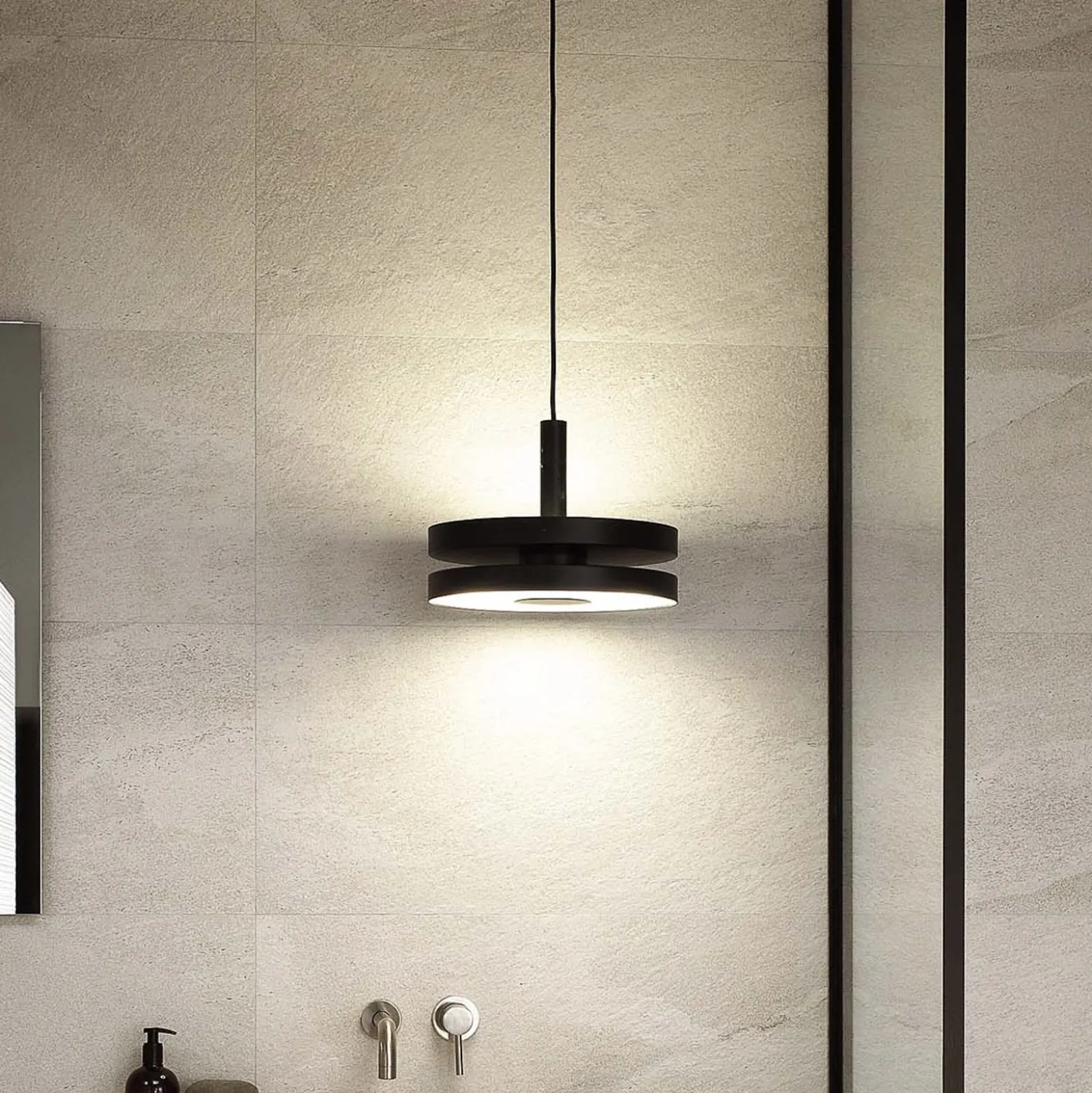 Prandina Machine S3 LED-Hängelampe up/down schwarz