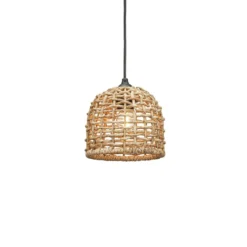 PR Home Außenhängeleuchte Cebu, Ø 17 cm, Lampakanay, Stecker