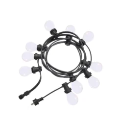 PR Home Außenlichterkette Bright, opal / schwarz, 720 cm