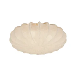PR Home Deckenleuchte Plafond, Leinentextil, Ø 42 cm, grau