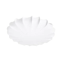 PR Home Deckenleuchte Plafond, Leinentextil, Ø 42 cm, weiß