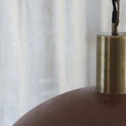 PR Home Hängeleuchte Alton, Ø 60 cm, rostfarben, Metall, E27