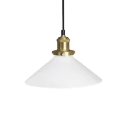 PR Home Hängeleuchte August, opal, Ø 25 cm