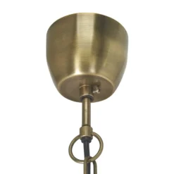 PR Home Hängeleuchte Bolton, Ø 45 cm, rostfarben, Metall