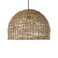 PR Home Hängeleuchte Cebu, Ø 46 cm, Lampakanay-Schirm, IP20