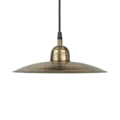 PR Home Hängeleuchte Como, gold, Ø 28 cm, Metall, Stecker