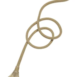 PR Home Hängeleuchte Ester, gelb, Ø 17 cm, Eisen, Stecker