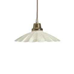 PR Home Hängeleuchte Ester, offwhite, Ø 24 cm, Eisen Stecker