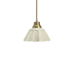 PR Home Hängeleuchte Ester, offwhite, Ø 17 cm, Stecker