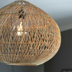 PR Home Karen Pendellampe Rattanschirm Ø 90 cm