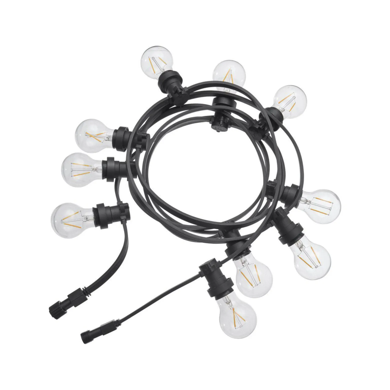 PR Home Lichterketten-Verlängerung Bright, klar / schwarz