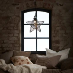 PR Home Regina Dekostern Metall mit Garn beige
