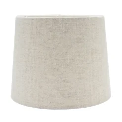 PR Home Spin Tischleuchte Ø 35cm weiß/Leinen natur