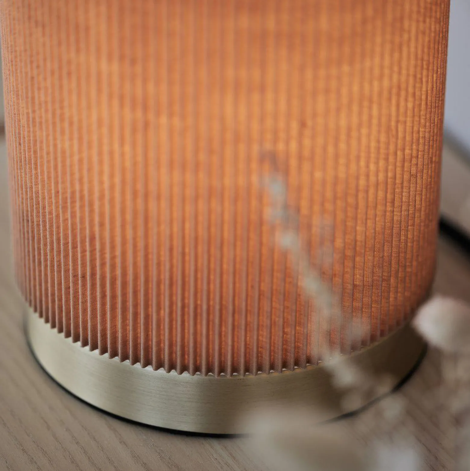 PR Home Tischleuchte Dora, braun, Höhe 25 cm