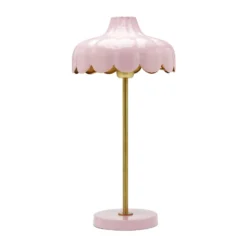 PR Home Wells Tischlampe rosa/gold