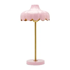 PR Home Wells Tischlampe rosa/gold