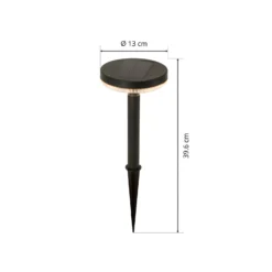 Prios Glenios LED-Solarlampe mit Erdspieß