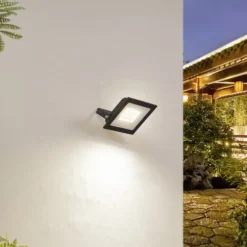 Prios LED-Außenstrahler Maikel, 50W, 4000lm, Metall