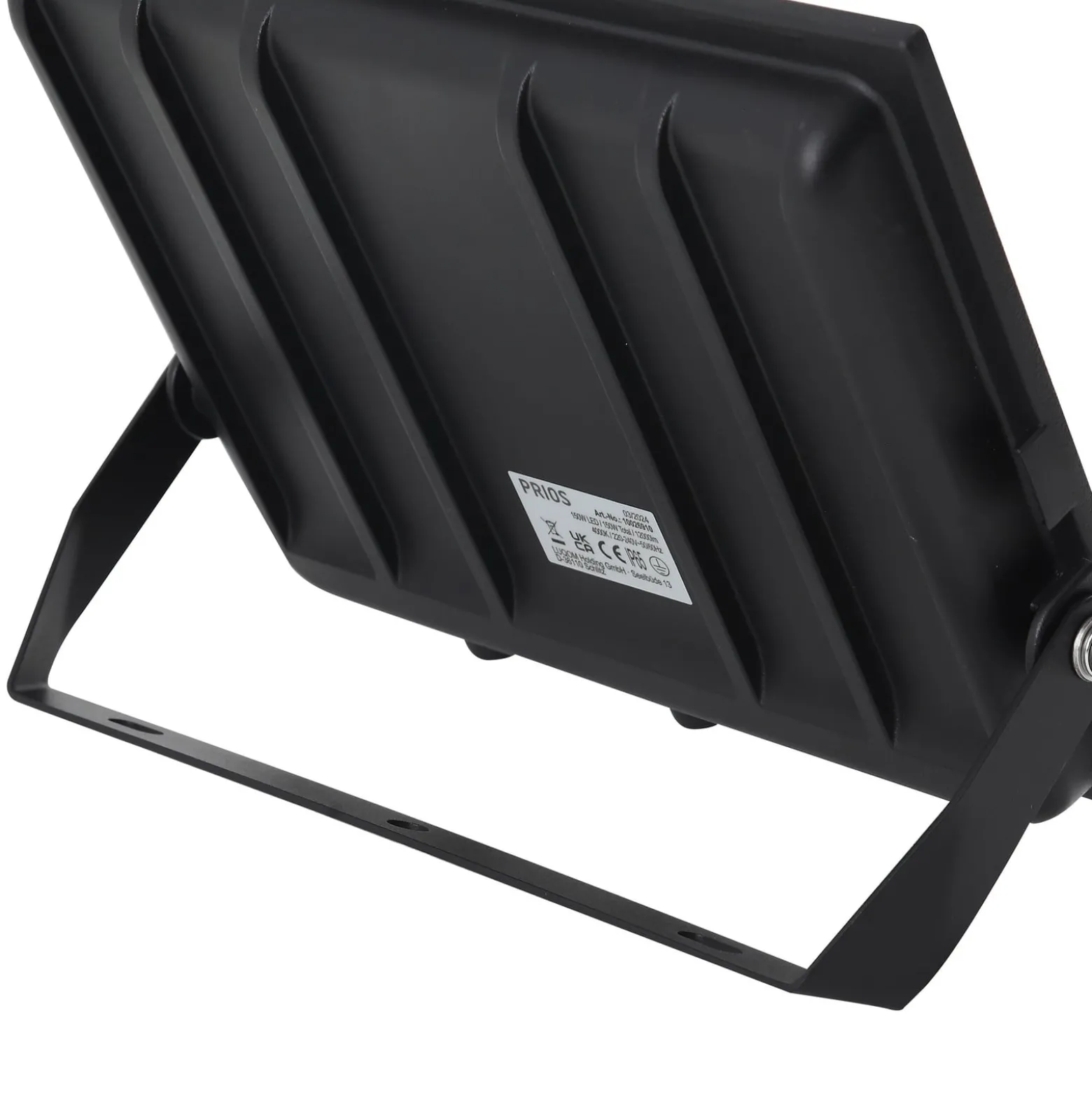 Prios LED-Außenstrahler Maikel, 150W, 12000lm, Metall